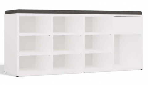 Szafka Na Obuwie Buty Otwarta TALLIN BIAŁY Do Przedpokoju