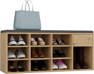 Szafka Na Obuwie Buty Otwarta TALLIN DĄB ARTISAN Do Przedpokoju