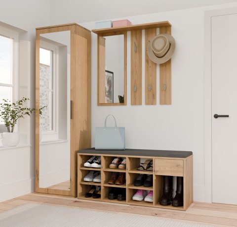 Szafka Na Obuwie Buty Otwarta TALLIN DĄB ARTISAN Do Przedpokoju