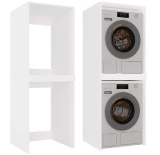 Szafka na Pralkę i Suszarkę POLA TWIN Biała