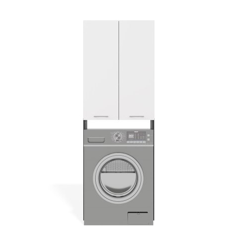Szafka na pralkę Pola DD ANTRACYT / BIAŁY