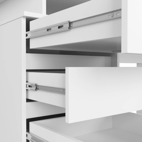 BIURKO CLP 135cm PK BIAŁE