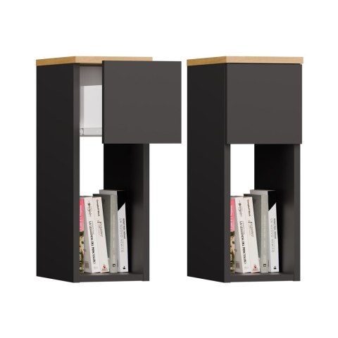 Szafka nocna GALAX 20/1S ANTRACYT ARTISAN