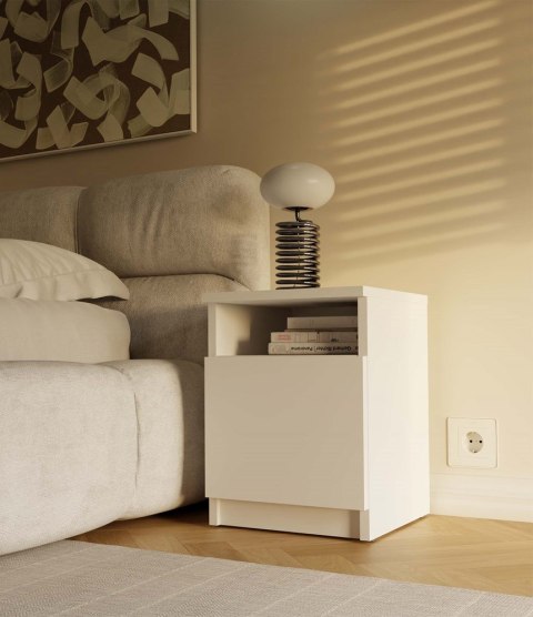 Szafka nocna GALAX 30 1D BIAŁY