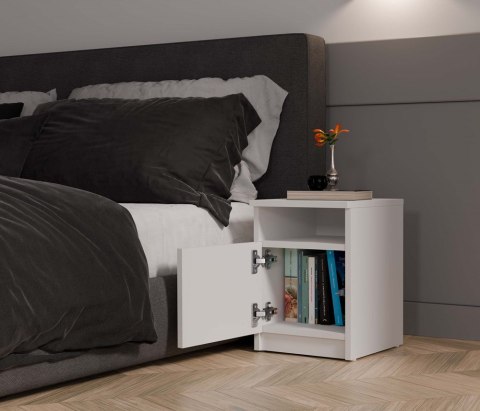 Szafka nocna GALAX 30 1D BIAŁY