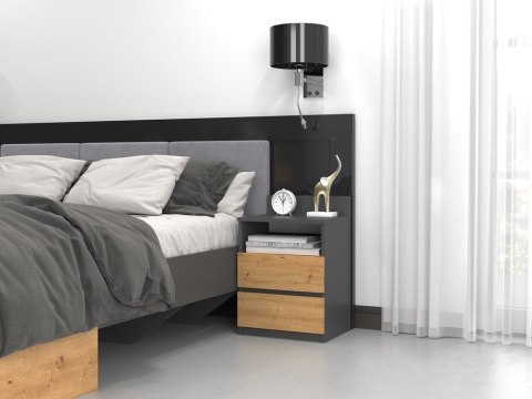 Szafka nocna Malwa M1 ANTRACYT ARTISAN