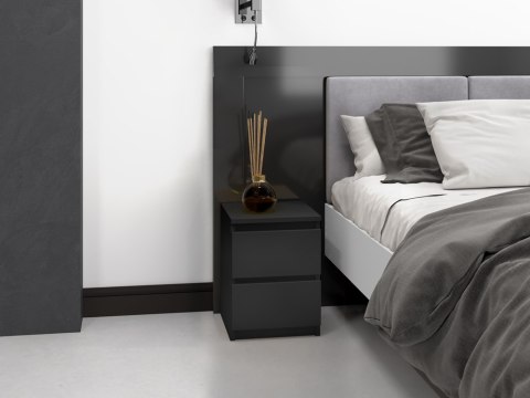 Szafka nocna Malwa M2 CZARNY