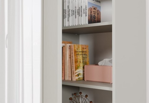 Witryna KAMARO 1DD SLIM KASZMIR Lamele Front Ryflowany