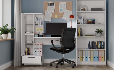 Zestaw Biurko + Regał COSMO BIAŁY