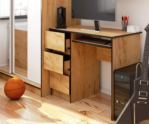 BIURKO A-6 CLP DĄB CRAFT LEWOSTRONNE