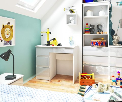 BIURKO A-7 CLP METALIK POŁYSK LEWOSTRONNE