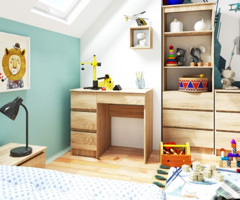 BIURKO A-7 CLP PK DĄB SONOMA LEWOSTRONNE