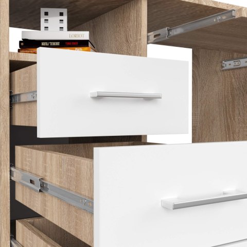 BIURKO ANA PK DĄB SONOMA / BIAŁY