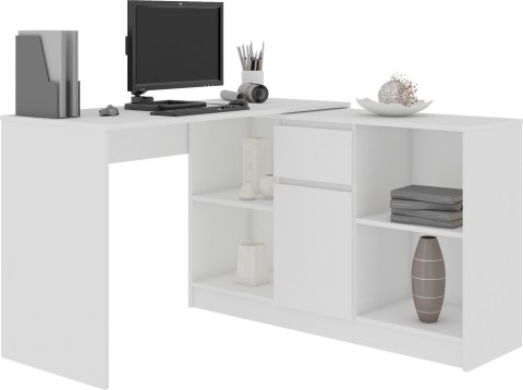 BIURKO B-17 PROSTE 120 cm BIAŁE WOLNOSTOJĄCE