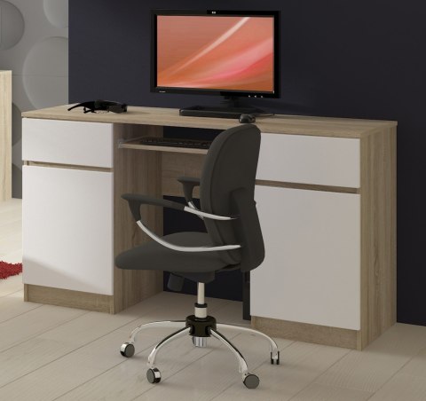 BIURKO CLP A5 2D 2SZ PK SONOMA / BIAŁE