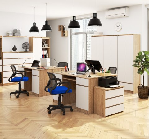 BIURKO CLP A5 2D 2SZ PK SONOMA / BIAŁE