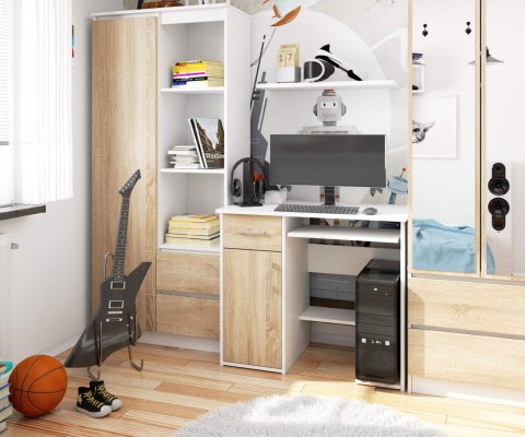 BIURKO JAY PK BIAŁY / SONOMA