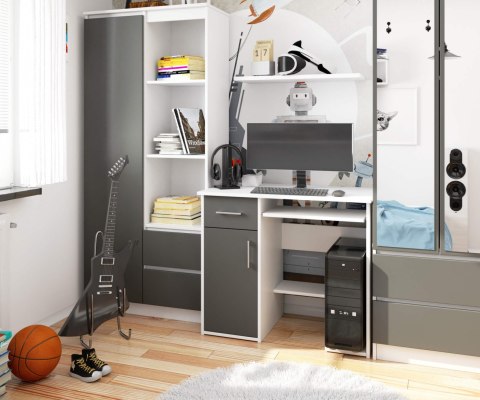 BIURKO JAY PK BIAŁY / SZARY