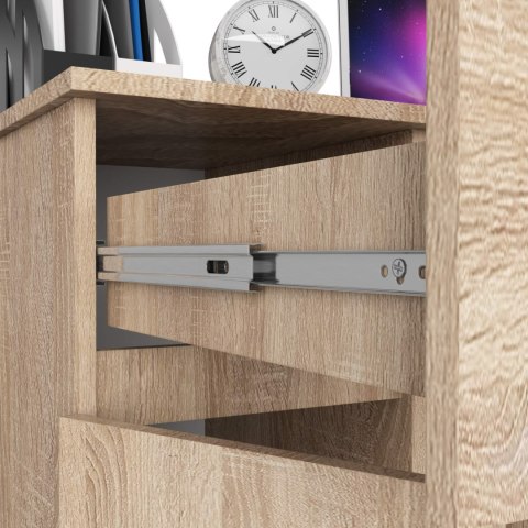 BIURKO KOMPUTEROWE 90 cm PIKSEL LEWE PK SONOMA