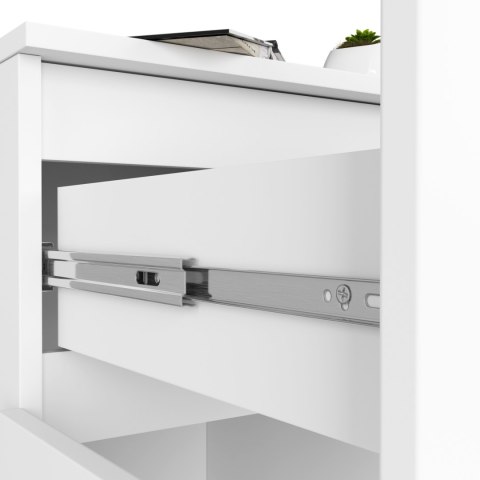 BIURKO KOMPUTEROWE PIKSEL PK BIAŁE - PRAWE