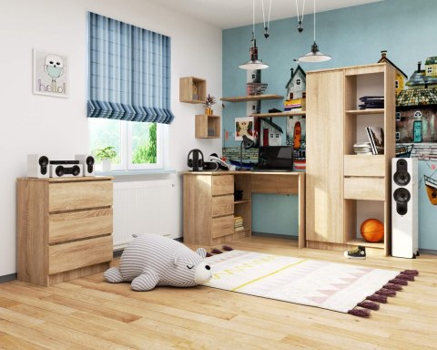 BIURKO NAROŻNE B16 CLP LEWE SONOMA