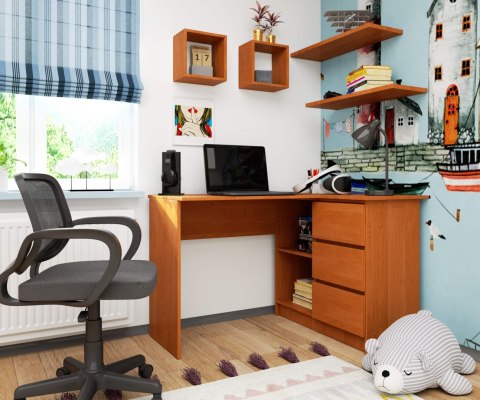 BIURKO NAROŻNE B16 CLP PRAWE OLCHA