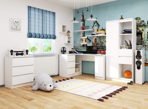 BIURKO NAROŻNE B20 CLP LEWOSTRONNE PK BIAŁE