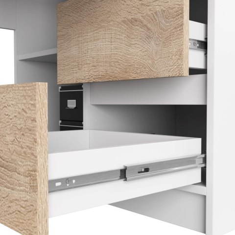 BIURKO NAROŻNE B20 CLP PRAWOSTRONNE PK BIAŁY / SONOMA