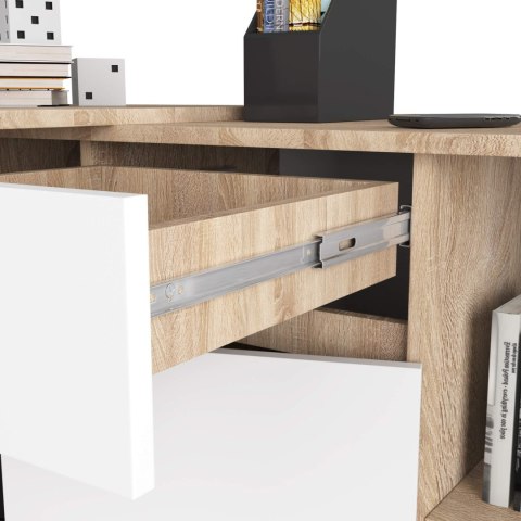 ZESTAW CLP B-17 KOMODA + BIURKO PK SONOMA / BIAŁY