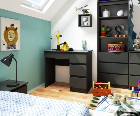 BIURKO A-7 CLP SZARE PRAWOSTRONNE