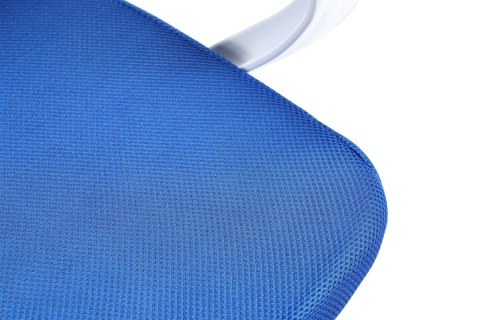 FOTEL OBROTOWY FD-6 BIAŁY / NIEBIESKI