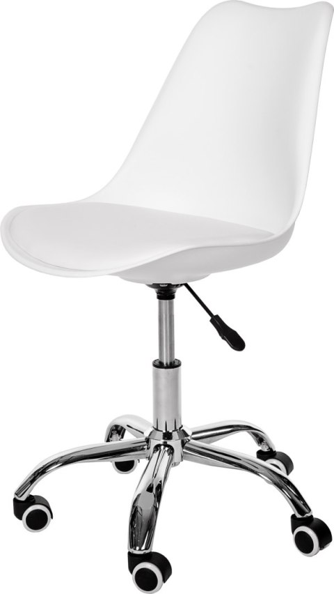 FOTEL OBROTOWY FD005 BIAŁY