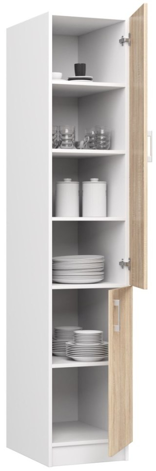 Szafka LIMA S40/205/55 BIAŁY/DĄB SONOMA