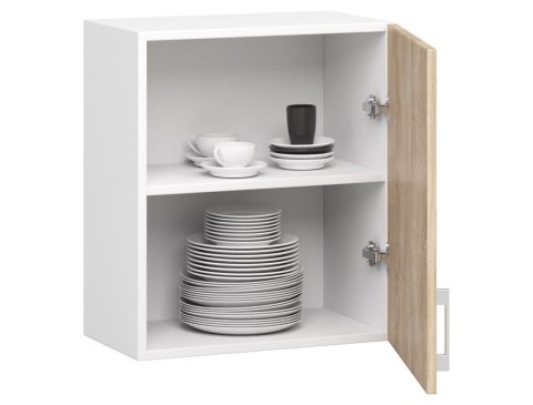 Szafka LIMA W50 /580/ BIAŁY/DĄB SONOMA