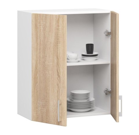 Szafka LIMA W60 /720/ BIAŁY/DĄB SONOMA