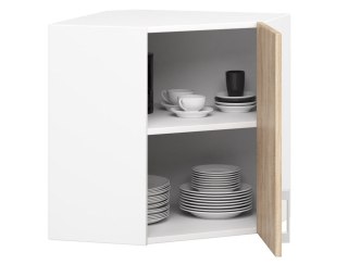 Szafka LIMA W60/60N /580/ BIAŁY/DĄB SONOMA