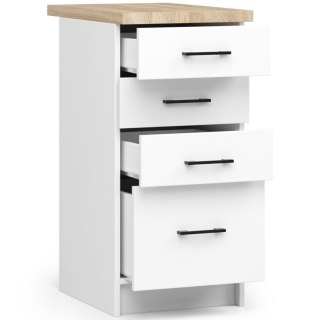 Szafka OLIWIA S40 SZ4 BIAŁA + BLAT