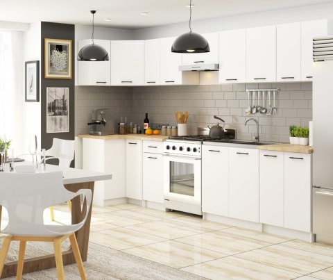 Szafka OLIWIA S80 3SZ BIAŁA + BLAT