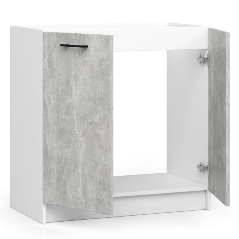 Szafka OLIWIA S80ZL BIAŁA / BETON