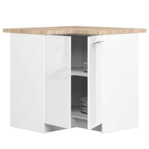 Szafka OLIWIA S90/90 + BLAT BIAŁA / BIAŁY POŁYSK