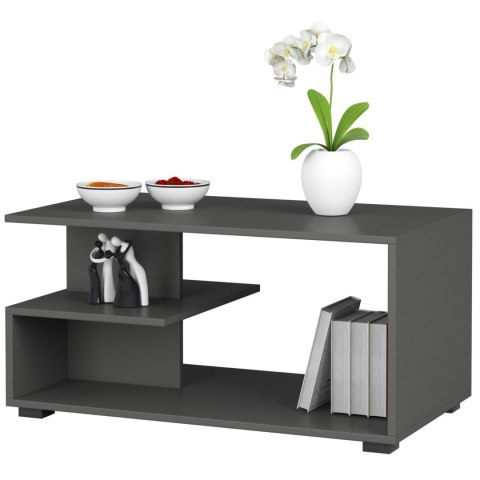 ŁAWA KAWOWA PIN GRAFIT SZARY