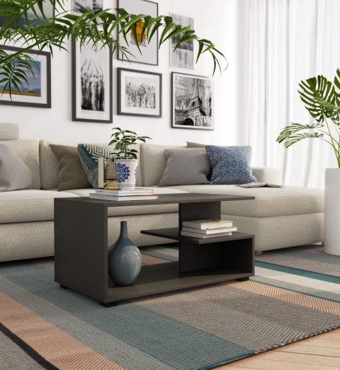 ŁAWA KAWOWA PIN GRAFIT SZARY