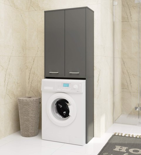 ŁAZIENKA FIN 180 SŁUPEK PRALKA PEŁNE 2D - SZARY