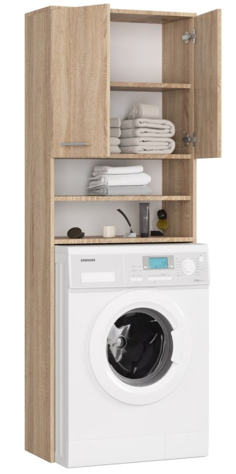 REGAŁ ŁAZIENKA FIN SŁUPEK 2D PRALKA SONOMA