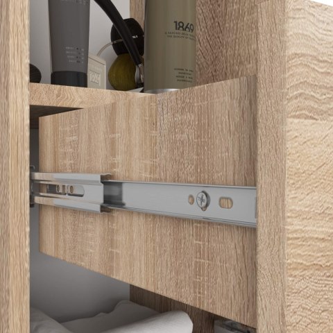 REGAŁ ŁAZIENKA FIN SŁUPEK 30 2D 1SZ 1W 140cm PK SONOMA