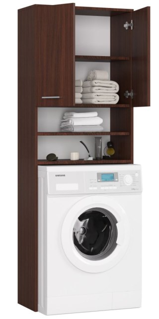 SŁUPEK REGAŁ ŁAZIENKOWY FIN NAD PRALKĘ WENGE