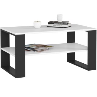 STOLIK KAWOWY ALEX BIAŁY / CZARNY