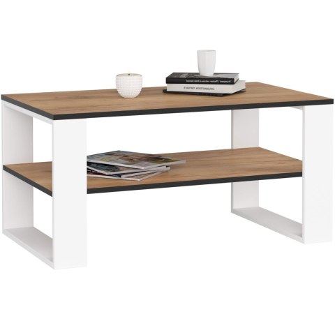 STOLIK KAWOWY ALEX DĄB CRAFT / BIAŁY