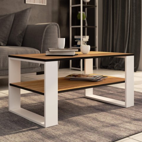 STOLIK KAWOWY ALEX DĄB CRAFT / BIAŁY