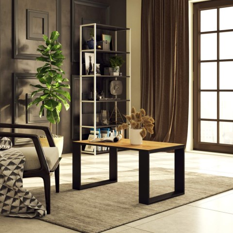 STOLIK KAWOWY NOX DĄB CRAFT / CZARNY